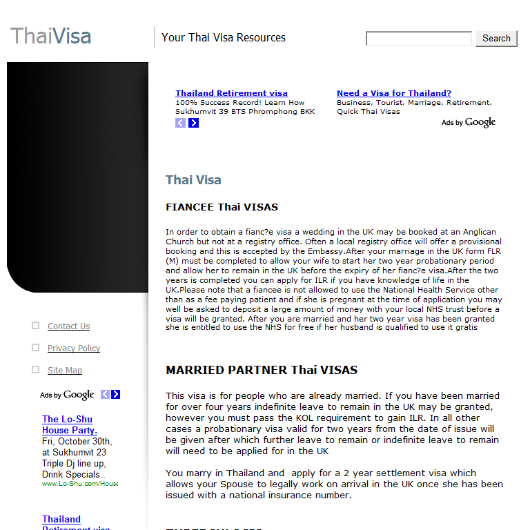 Thai Visa info